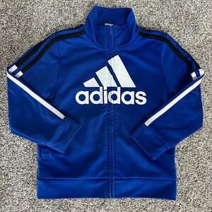 Adidas Sweater‎ Zip up Kids 3T 3L Blue